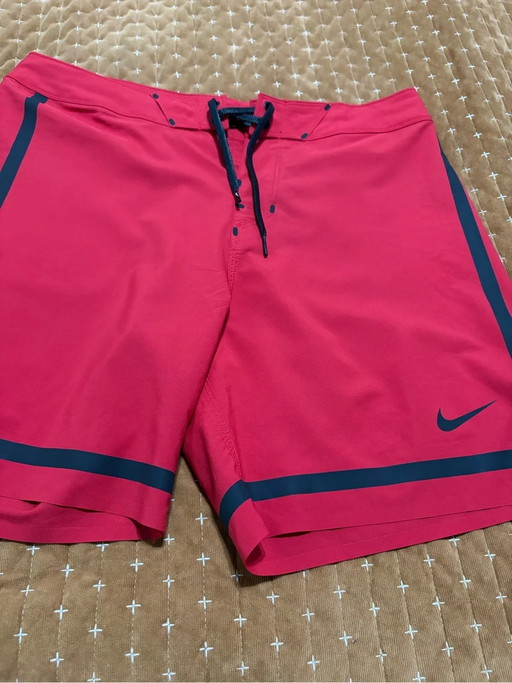 Nike Men's Red Swim Trunks